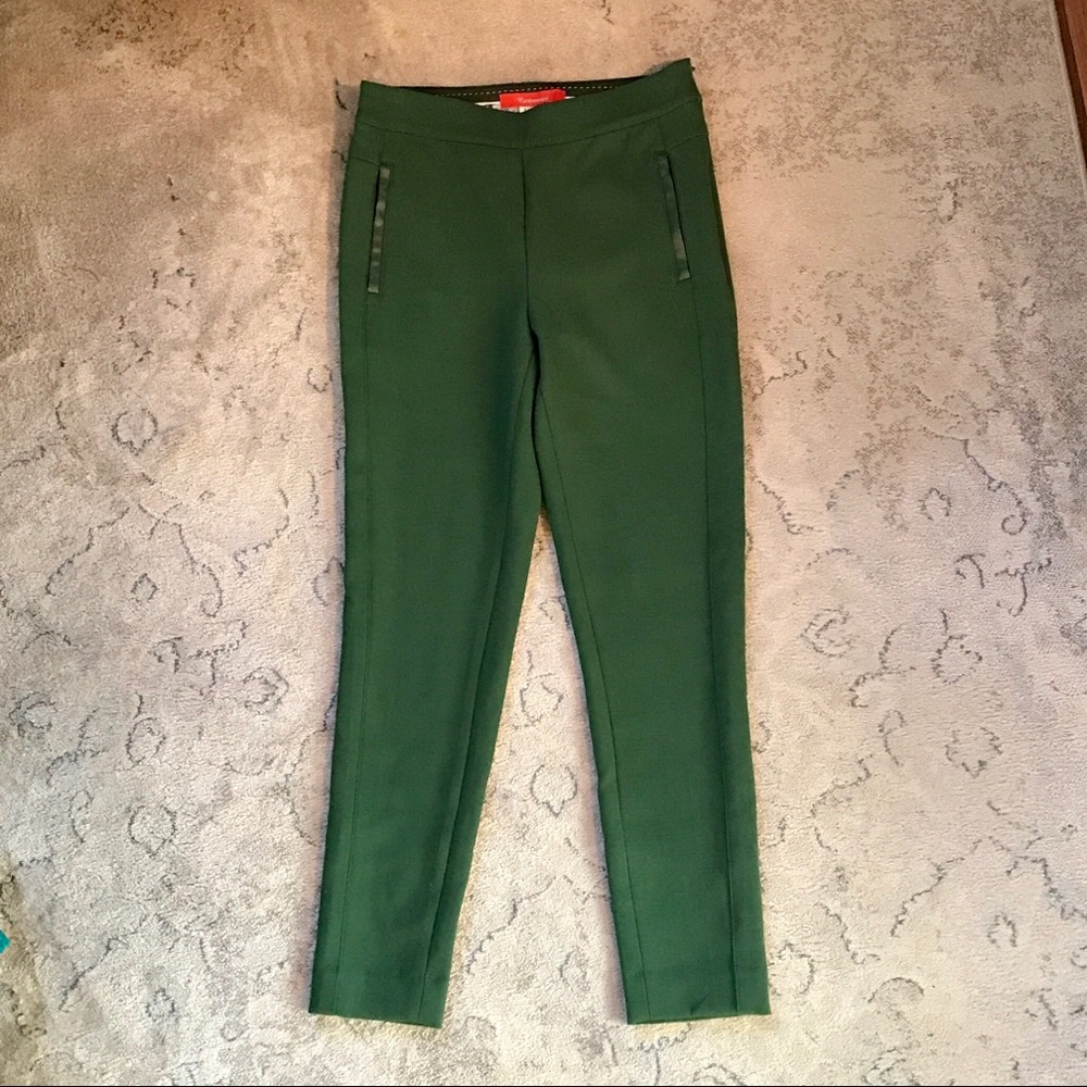 NWOT Anthropologie Cartonnier green trouser pants